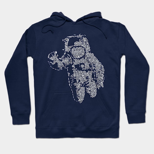 Flying Astronaut Hoodie by Koala Tees